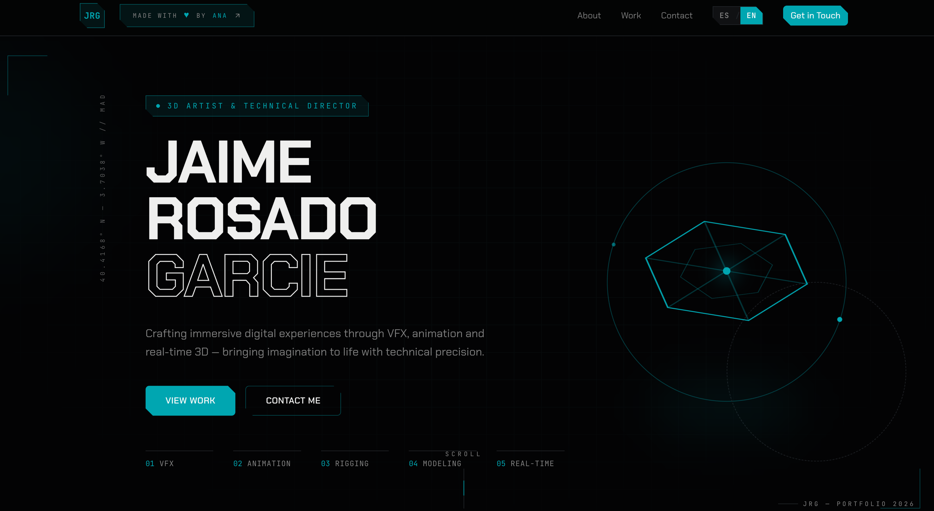 Jaime Rosado — Portfolio 3D Artist
